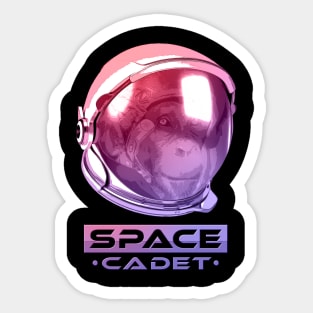 Space Cadet Chimp Sticker